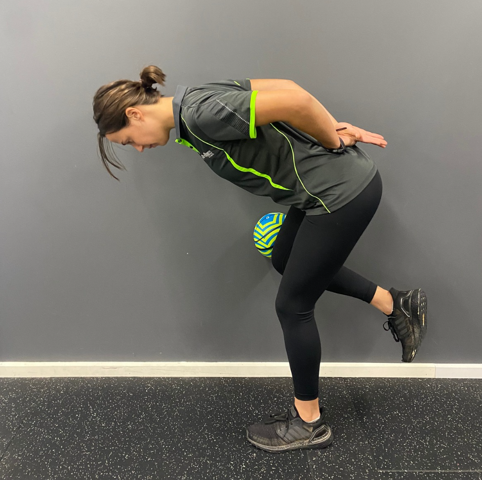 Single Leg Hip Hinge with Adductor Activation