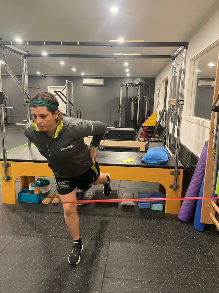Single Leg Hip Hinge with Adductor Activation