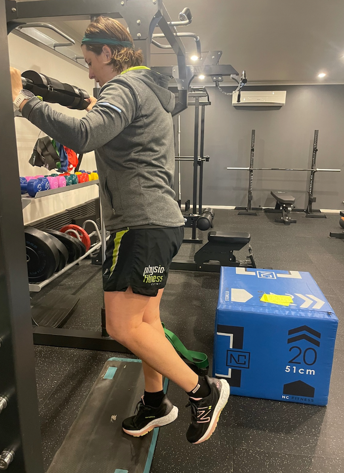 The goal isn't stronger glutes. It's a stronger tendon.